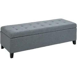 HOMCOM Sitzbank Leinenimitat(100% Polyester), Schaumstoff