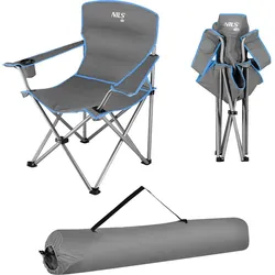 Campingstuhl Nils Camp NC3079 grau|BLAU|BLAU No Size