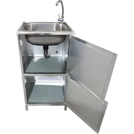 Hti-Living Outdoorspüle Gerti Silber