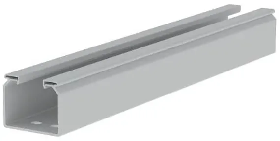 UNEX Kabelrinne lichtgrau RAL7035 60x75 U23X gelocht