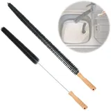 2 Stück Heizkörperbürste, Reinigungsbürste, Badezimmer-Heizkörperbürste, waschbare Heizkörperbürste, Spitze Bürste zum Reinigen, Schmutz-Staub-Reinigungsbürste, Fugenreinigungsbürste