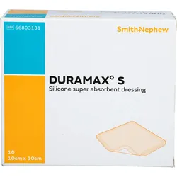 Duramax S 10x10 cm Superabsorber Silikonverband 10 St