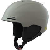 Alpina Kroon MIPS Skihelm (Größe 59-63cm, grau)