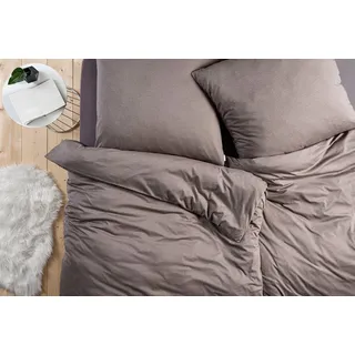 taupe 155 x 200 cm + 80 x 80 cm