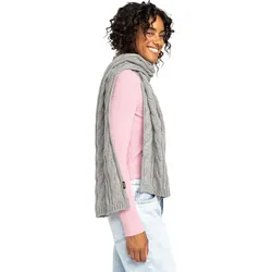 Multifunktionstuch ROXY "Magic Shell", Damen, grau (heritage heather), 100% Modacryl, Modetücher