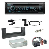 Kenwood KDC-BT950DAB Bluetooth DAB CD Einbauset für BMW 5er E39 bis 09/2000