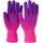 Stylebreaker Strickhandschuhe Farbverlauf Violett/Pink Einheitsgröße