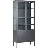 Beliani Vitrine Oxted 80 x 180 x 35 cm)