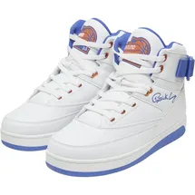 Ewing 33 Orion Strap Basketballschuh für Herren, Weiß/Königsblau/Orange, 44 EU - 44 EU