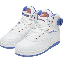 Ewing 33 Orion Strap Basketballschuh für Herren, Weiß/Königsblau/Orange, 44 EU - 44 EU