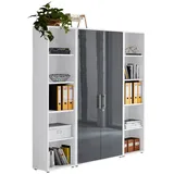 moebel-dich-auf TABOR Aktenschrank 172 x 185 x 33 cm Weiß