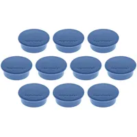Magnetoplan Magnet Discofix Color, 10 Stück, Haftkraft ca. 2,2 kg, dunkelblau
