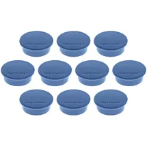 Magnetoplan Magnet Discofix Color, 10 Stück, Haftkraft ca. 2,2 kg, dunkelblau