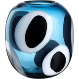 LEONARDO Vase OCCHI BLU (LBH 17.40x22.40x22 cm) - blau - LBH 17.40x22.40x22 cm