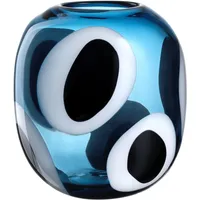 LEONARDO Vase OCCHI BLU (LBH 17.40x22.40x22 cm) - blau - LBH 17.40x22.40x22 cm