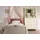JV Möbel Weißes Kinderzimmer-Set aus Holz mit Bett, Nachttisch und Schrank,