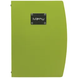 Securit® Rio Speisekartenhalter - Inklusive 'Menü' Schild - (1 Doppelblatt inbegriffen, zeigt 4x A4) - A4