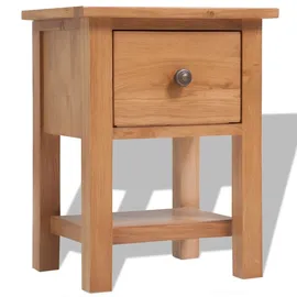 vidaXL Nachtschrank 36 x 30 x 47 cm Eiche/Braun