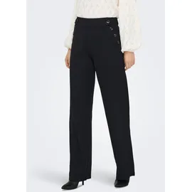 Only ONLRINA BUTTON PANT JRS Schlupfhose Schwarz XS 34