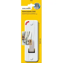 Schellenberg Abdeckplatte Duo 16 cm Lochabstand weiß