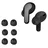 kwmobile 6x Silikonaufsätze für JBL Wave Beam/Beam 2 / Wave 200TWS / Ersatz Ohrstöpsel in 3 Größen - Ear Tips für In-Ear Kopfhörer - Zubehör Ersatzpolster in Schwarz