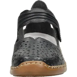 Rieker Damen Geschlossene Ballerinas, Blau 39