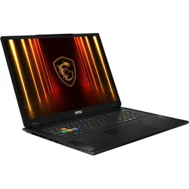 MSI Stealth 18 HX AI A2XWIG-042 Midnight Black, Core Ultra 9 275HX, 64GB RAM, 2TB SSD, GeForce RTX 5080, DE (001833-042)