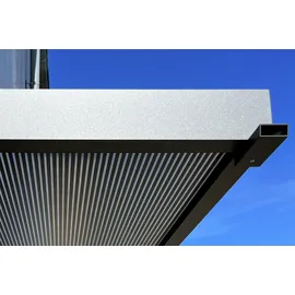 Gutta Rechteckvordach BS 3D-Line 200 x 90 cm anthrazit