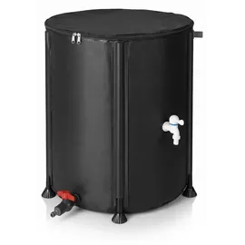 MuCoLa 500L Faltbarer Wasserspeicher 500 l Schwarz