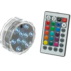 LED Unterwasser Licht RGB für Vasen Teich Aquarium Pool Fernbedienung