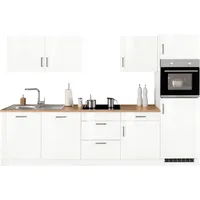 kochstation Küchenzeile KS-Tinnum 300 cm weiß