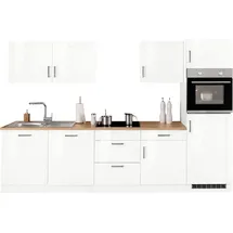 kochstation Küchenzeile KS-Tinnum 300 cm weiß