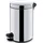HENDI Runder Tretabfalleimer 30 l Silber