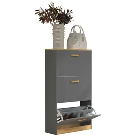 VCM Halom M 105 x 59 x 22 cm schwarz / schwarz