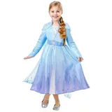 Rubie ́s Kostüm Elsa Eiskönigin Kinderkostüm, Frozen 2 Kostüm, Prinzessin Kleid, Elsa Kleid Kinderkostüm XL blau 9 - 10 Jahre | 134