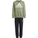 Adidas Kinder Jogginganzug Essentials Logo Fleece Jogger IX7320 104 - Tent Green/White