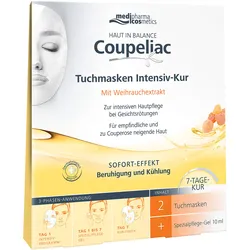 Haut in Balace Coupeliac Tuchmasken Intensiv-Kur