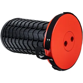 Dönges Teleskophocker, Traglast 180 kg, rot/schwarz