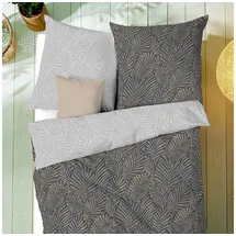 KAEPPEL Ventura Floral Grau 155 x 220 cm + 80 x 80 cm
