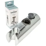 tecuro - Gleiter Schieber Brausehalter für Wandstange 25 mm verchromt,