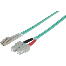Intellinet Network Solutions Intellinet 750165 Glasfaser LWL Anschlusskabel 3.00m Türkis [1x LC-Stecker - 1x SC-Stecker] 50/125 μ Multimode OM3