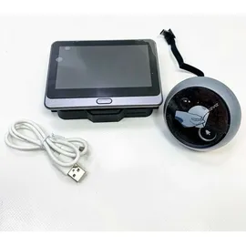 EZVIZ WLAN Türklingel mit 166° Weitwinkel und PIR-Sensor, 2MP Türspion Kamera mit 4,3 Zoll Farbbildschirm, 4600mAh Akku, AI Personenerkennung, Zwei-Wege-Videoanruf und Live-Ansicht verfügbar, CP4