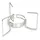 Tatonka Brenner Halter Stand Alcohol Burner, transparent, 7.5 x 3 cm,