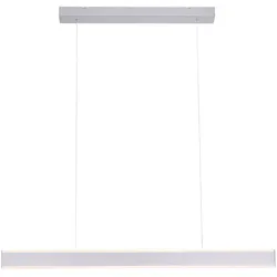 LED Pendelleuchte, stahlfarben, filigranenes Design, energiesparend, modern