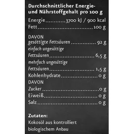 Ölmühle Solling Kokosöl Nativ Bio 1000 ml