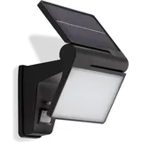 LED Außenstrahler Solarmodul Bewegungsmelder IP44 3W schwarz Telefunken - Schwarz