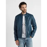 JCC Lederjacke 31020346 blau XL