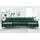 moeblo Wohnlandschaft CARL U – Eckcouch aus Cordstoff Ecksofa U-Form Cord Sofa Couch Polsterecke U-Sofa mit Bettkasten und Schlaffunktion (BxHxT)... - Gelb