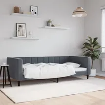 vidaXL Tagesbett 90 x 190 cm Dunkelgrau