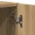 vidaXL Wandschrank 70 x 42,5 x 40 cm Eiche